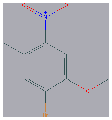 Chemical structure of 2-Bromo-4-methyl-5-nitroanisole