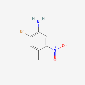 Chemical structure of 2-Bromo-4-methyl-5-nitroaniline