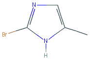 Chemical structure of 2-bromo-4-methyl-1H-imidazole
