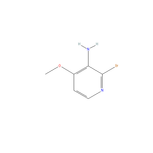 Chemical structure of 2-Bromo-4-methoxypyridin-3-amine