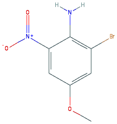 Chemical structure of 4-Amino-3-bromo-5-nitroanisole