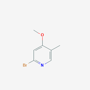 Chemical structure of 2-Bromo-4-methoxy-5-methylpyridine