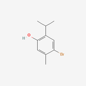 Chemical structure of 2-Bromo-4-methoxy-1-(1-methylethyl)benzene