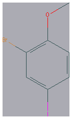 Chemical structure of 2-Bromo-4-iodoanisole