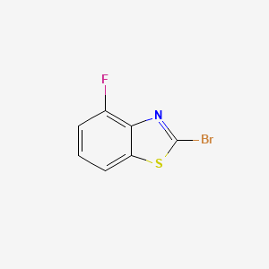 Chemical structure of 2-Bromo-4-fluorobenzo[d]thiazole
