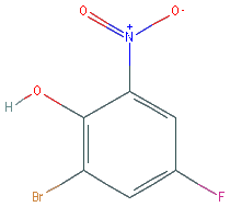 Chemical structure of 2-Bromo-4-fluoro-6-nitrophenol