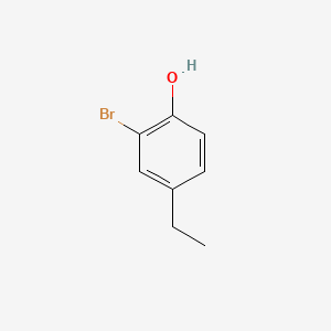 Chemical structure of 2-Bromo-4-ethylphenol