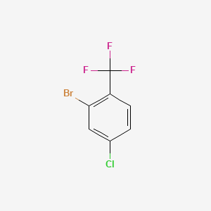 Chemical structure of 2-Bromo-4-chlorobenzotrifluoride