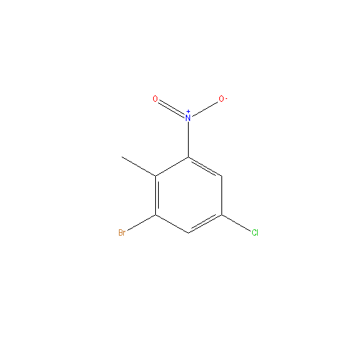 Chemical structure of 2-Bromo-4-chloro-6-nitrotoluene