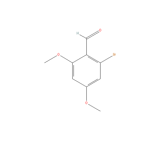 Chemical structure of 2-Bromo-4,6-dimethoxybenzaldehyde