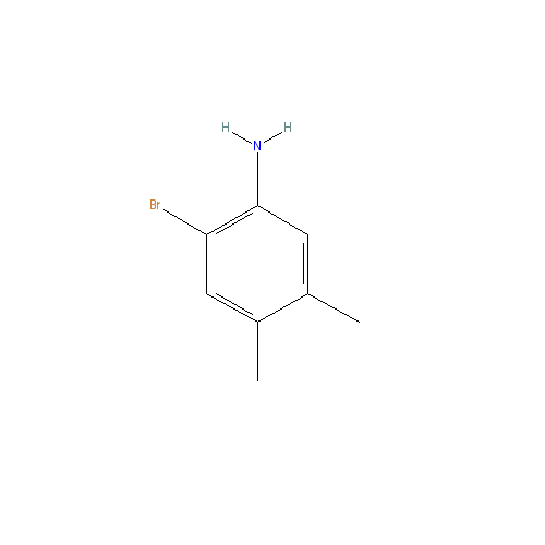 Chemical structure of 2-Bromo-4,5-dimethylaniline
