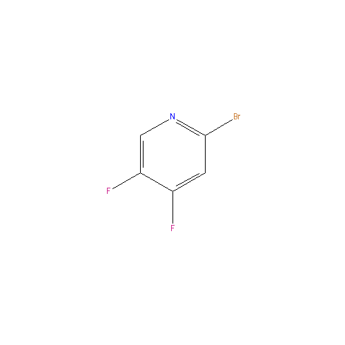 Chemical structure of 2-bromo-4,5-difluoropyridine
