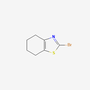 Chemical structure of 2-Bromo-4,5,6,7-Tetrahydrobenzo[D]Thiazole