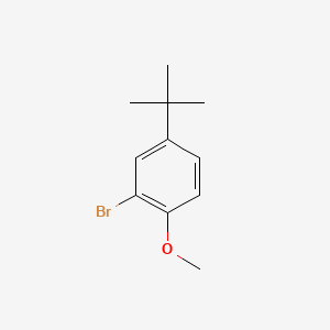 Chemical structure of 2-Bromo-4-tert-butyl-1-methoxybenzene