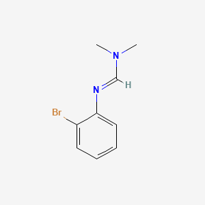 Chemical structure of 2-Bromo-4-(pyrrolidin-1-yl)pyridine