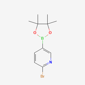 Chemical structure of 2-Bromo-4-(piperidin-1-yl)phenylboronic acid