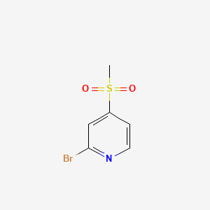 Chemical structure of 2-Bromo-4-methanesulfonylpyridine