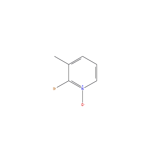 Chemical structure of 2-Bromo-3-Methylpyridine 1-Oxide