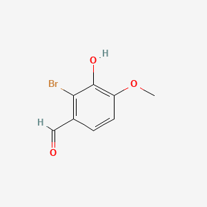 Chemical structure of 2-Bromoisovanillin