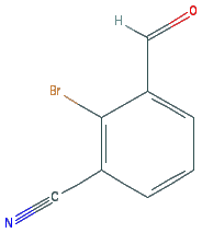 Chemical structure of 2-Bromo-3-formylbenzonitrile