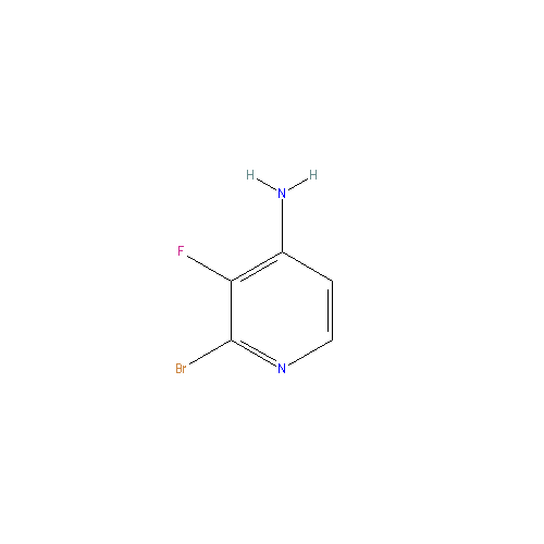 Chemical structure of 2-Bromo-3-fluoropyridin-4-amine