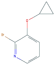 Chemical structure of 2-Bromo-3-cyclopropoxypyridine