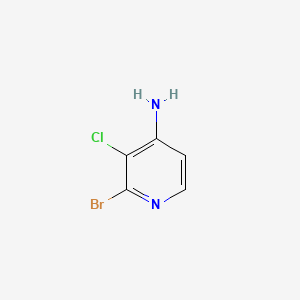 Chemical structure of 2-Bromo-3-chloropyridin-4-amine