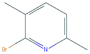 Chemical structure of 2-Bromo-3,6-dimethylpyridine