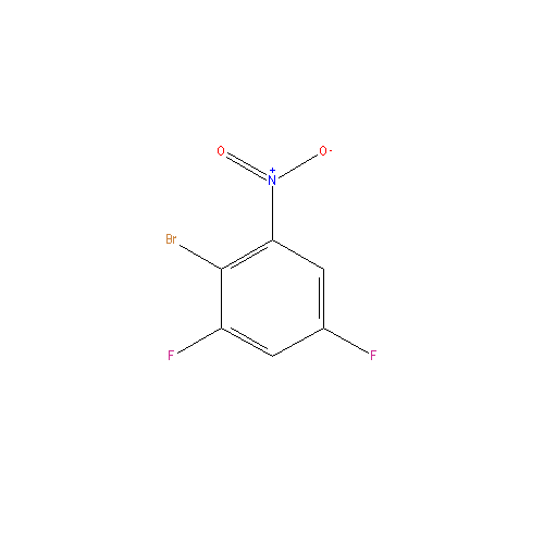 Chemical structure of 2-Bromo-3,5-Difluoronitrobenzene
