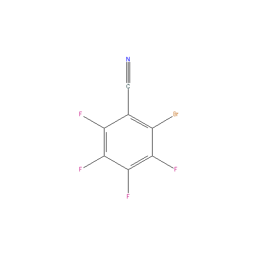 Chemical structure of 2-Bromotetrafluorobenzonitrile