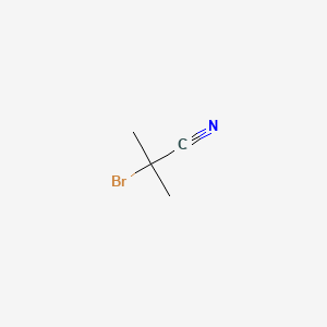 Chemical structure of 2-Bromo-2-methylpropanenitrile