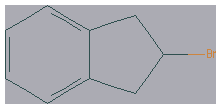 Chemical structure of 2-Bromo-2,3-dihydro-1H-indene