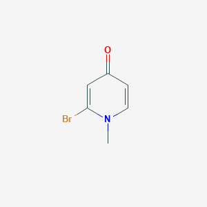 Chemical structure of 2-Bromo-1-methylpyridin-4(1H)-one
