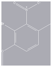 Chemical structure of 2-Bromo-1-methoxy-4-methyl-3-nitrobenzene