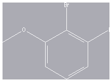 Chemical structure of 2-Bromo-3-iodoanisole