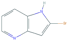 Chemical structure of 2-Bromo-1H-pyrrolo[3,2-c]pyridine