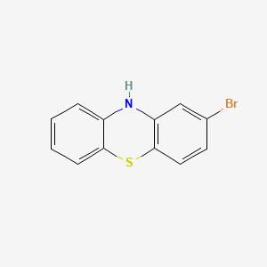 Chemical structure of 2-Bromo-10H-phenothiazine
