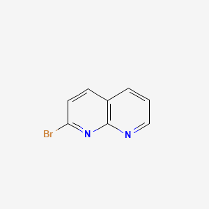 Chemical structure of 2-Bromo-1,8-naphthyridine