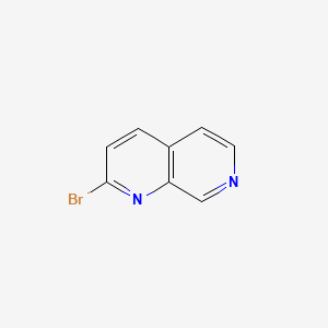 Chemical structure of 2-Bromo-1,7-naphthyridine