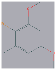 Chemical structure of 2-Bromo-3,5-dimethoxytoluene