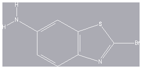 Chemical structure of 2-Bromobenzo[d]thiazol-6-amine