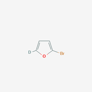 Chemical structure of 2-Bromofuran-5-d