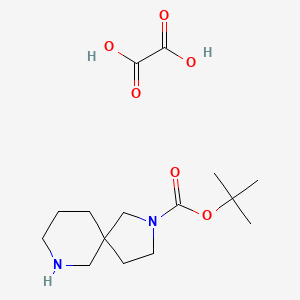 Chemical structure of 2-Boc-2,7-diazaspiro[4.5]decane oxalate