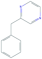Chemical structure of 2-Benzylpyrazine