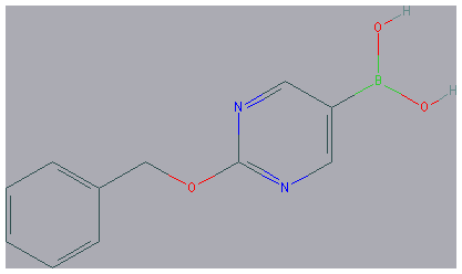 Chemical structure of 2-Benzyloxypyrimidine-5-boronic acid