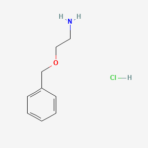 Chemical structure of 2-Benzyloxyethylamine Hydrochloride