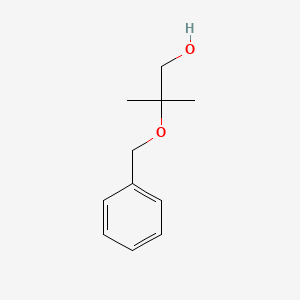 Chemical structure of 2-Benzyloxy-2-methylpropan-1-ol