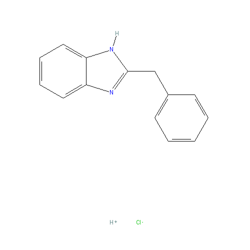 Chemical structure of Bendazol hydrochloride