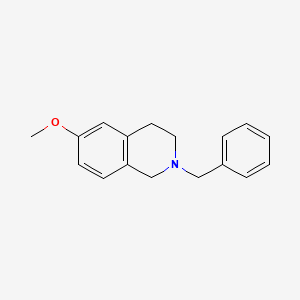 Chemical structure of 2-Benzyl-6-methoxy-1,2,3,4-tetrahydroisoquinoline