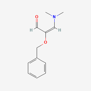 Chemical structure of 2-Benzyl-3-(dimethylamino)acrolein